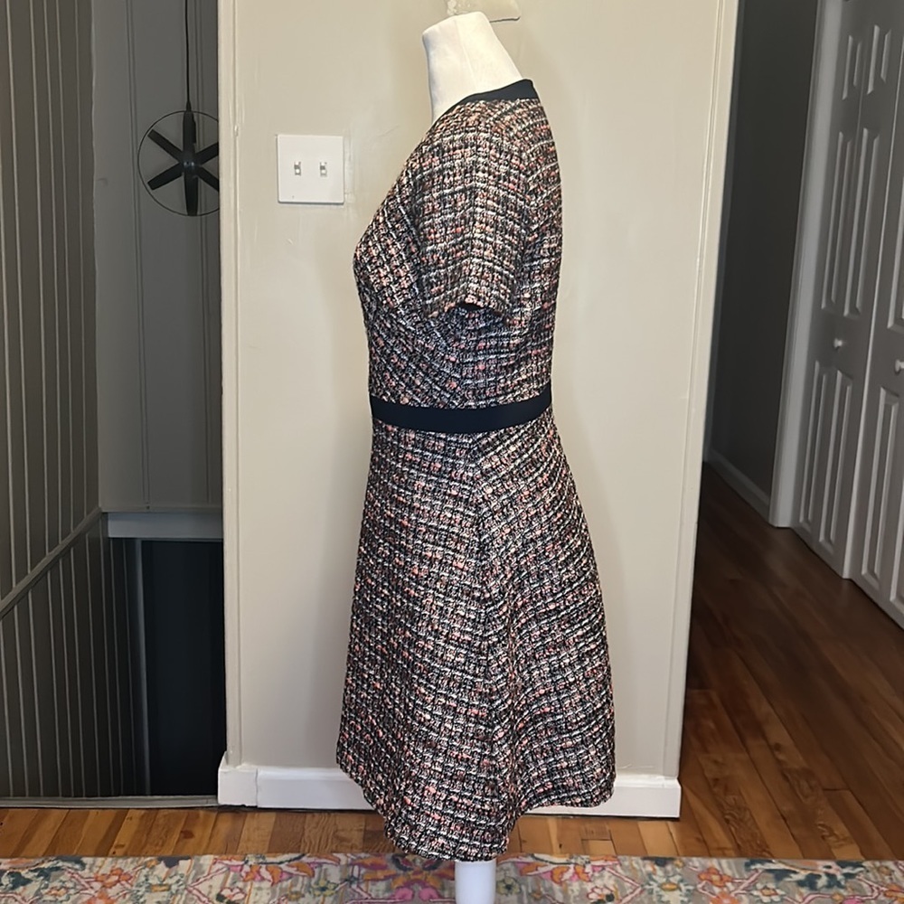 Gal Meets Glam Marley Tweed Boucle Dress Size 4 - Picture 8 of 14